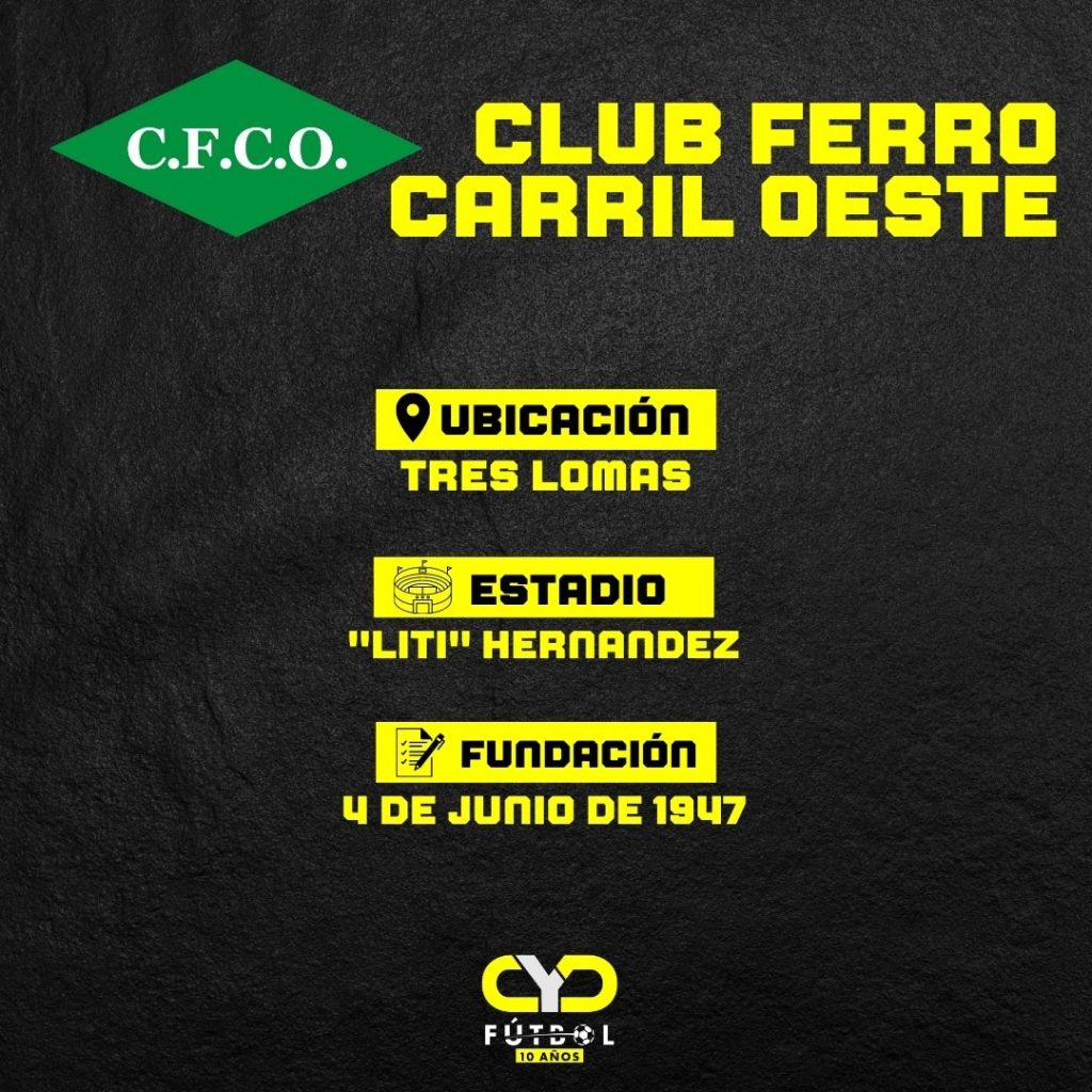 CLUB FERRO CARRIL OESTE - Fútbol Argentino Fundaciones